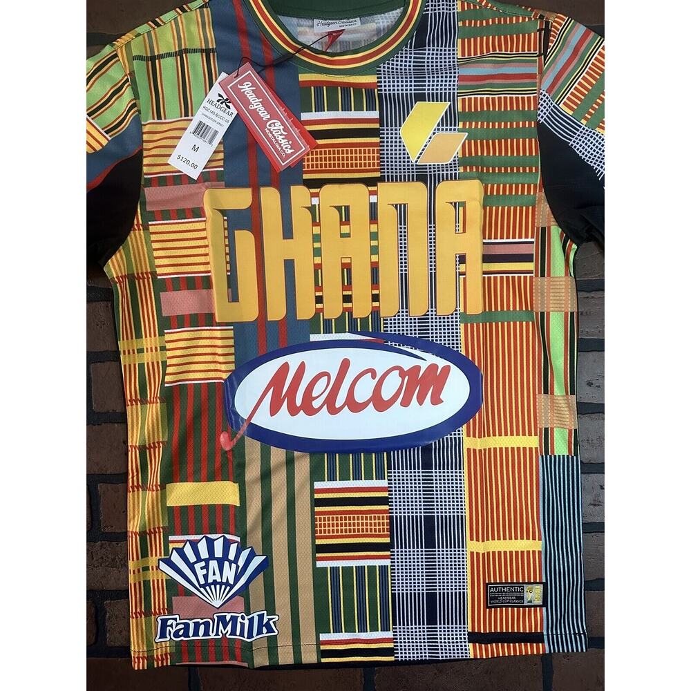 GHANA 1990 World Cup National Team‎ Soccer Jersey~M, L, XL, XXL